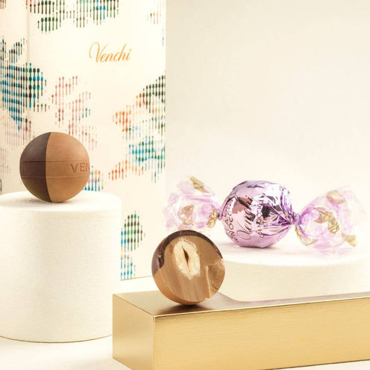 Caramel & Whole Hazelnut Chocolate Pearls - Italian Gourmet