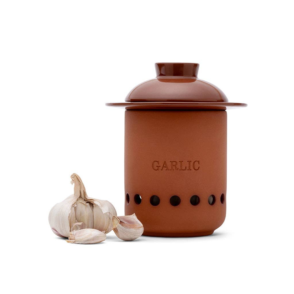 Garlic Keeper Terracotta Storage Container | Heads & Cloves