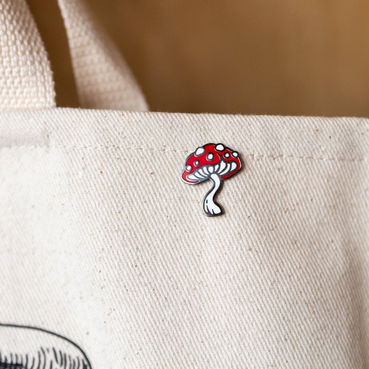 Amanita Mushroom Enamel Pin
