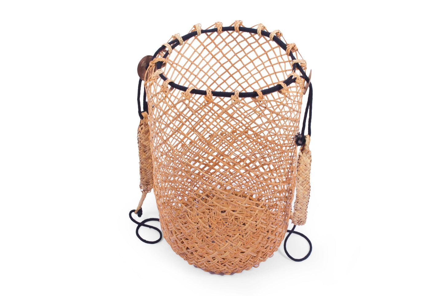 Rattan Basket Backpack