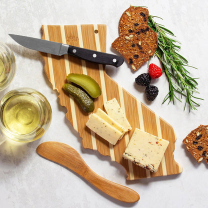 California Charcuterie Board & Cheese Spreader Knife Set