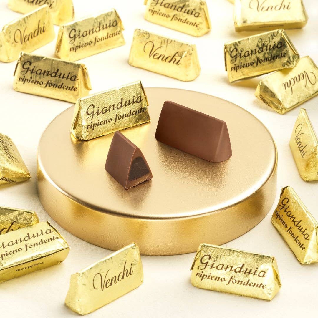 Dark Chocolate Filled Gianduia - Italian Gourmet Chocolate