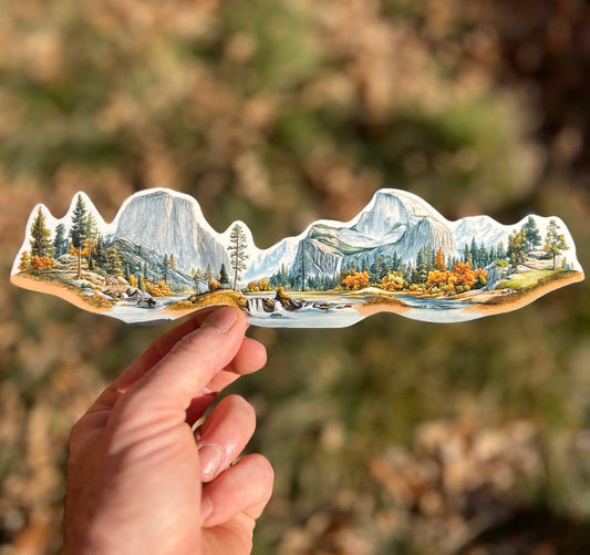 Yosemite Valley National Park Wrap Sticker el cap half dome