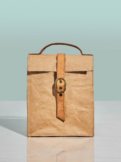 Paper Bag Cooler, Washable Lunch Bag - SMALL CASE PACKS: Sahara