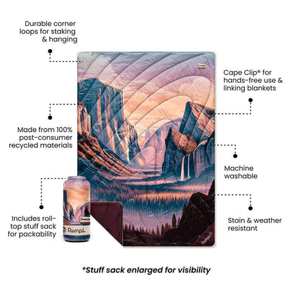 Original Puffy Blanket - Yosemite Dawn: 1-Person