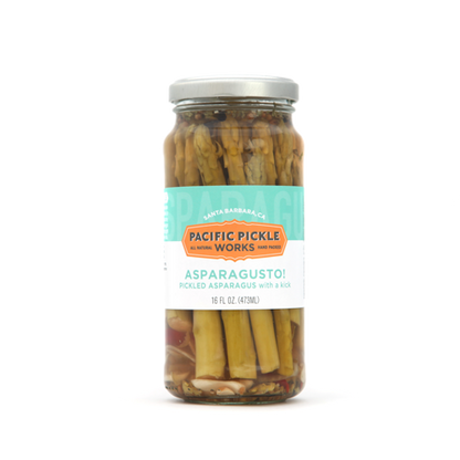 Asparagusto! Pickled Asparagus Spears: 16oz