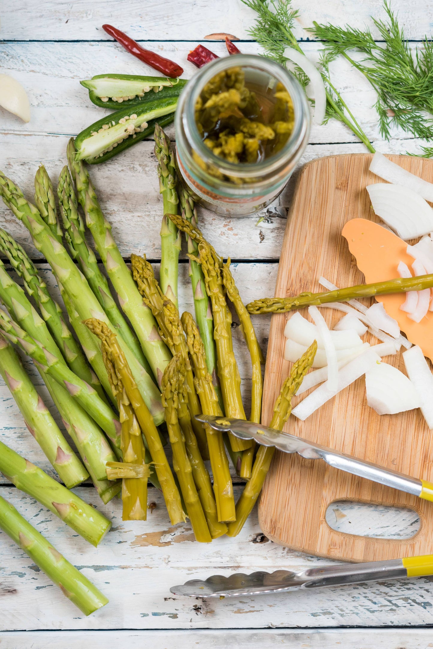 Asparagusto! Pickled Asparagus Spears: 16oz
