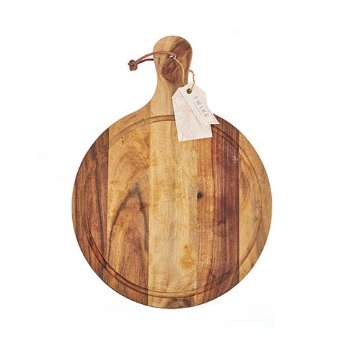Acacia Wood Artisan Cheese Paddle by Twine®
