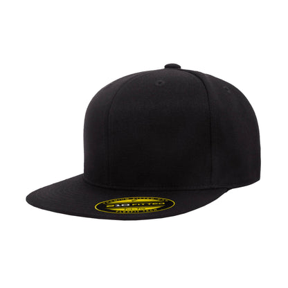 Bear and Mountain Hat: Snapback Flat / Black