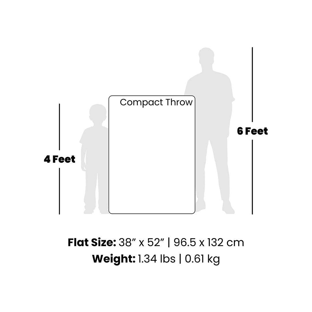 Après Fleece Blanket - Puzzled Fig: 1-Person