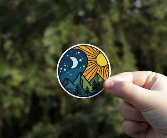 Yin Yang Wilderness Sticker