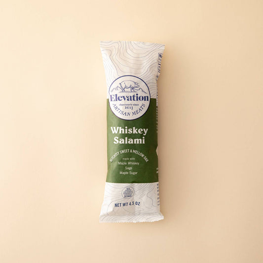 Elevation Meats Whiskey Salami 4.5oz