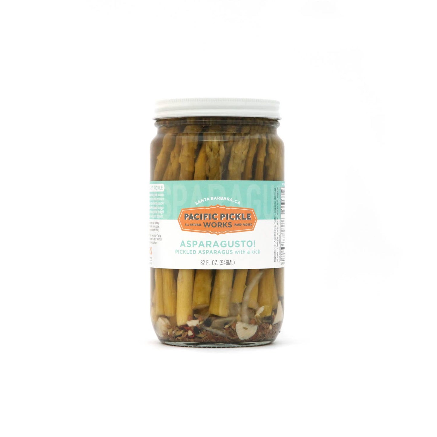 Asparagusto! Pickled Asparagus Spears: 16oz