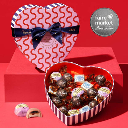 Valentine Heart Shaped Chocolate Gift Box - Venchi Chocolate