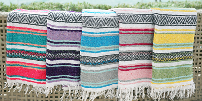 5'X7' Striped Blankets: Brights