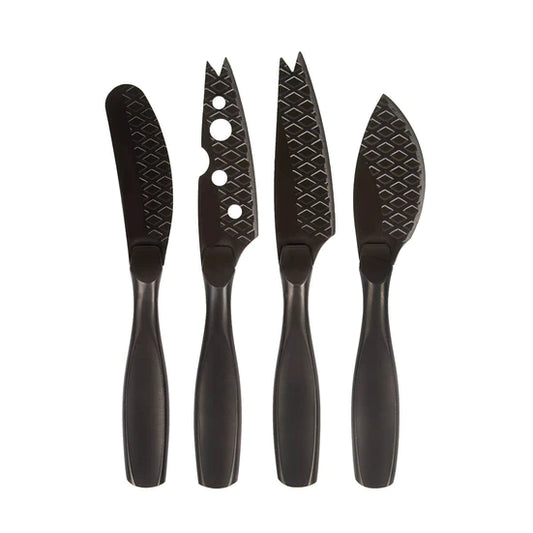 Mini Cheese Knife Set Monaco + Black