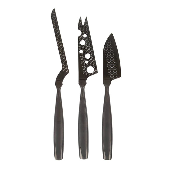 Cheese Knife Set Monaco + Black