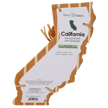 California Charcuterie Board & Cheese Spreader Knife Set