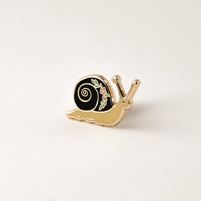 Garden Snail Pin, Snail Jewelry, Nature Gifts