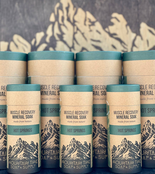 Muscle Recovery Mineral Soak - Small 6 oz.: Hot Spings
