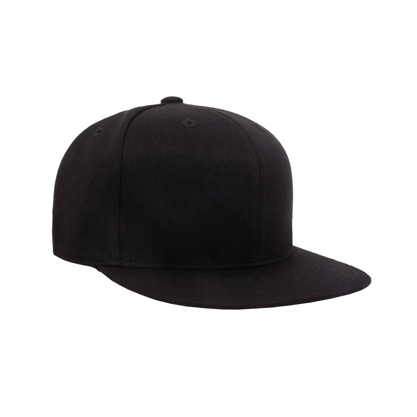Bear and Mountain Hat: Snapback Flat / Black