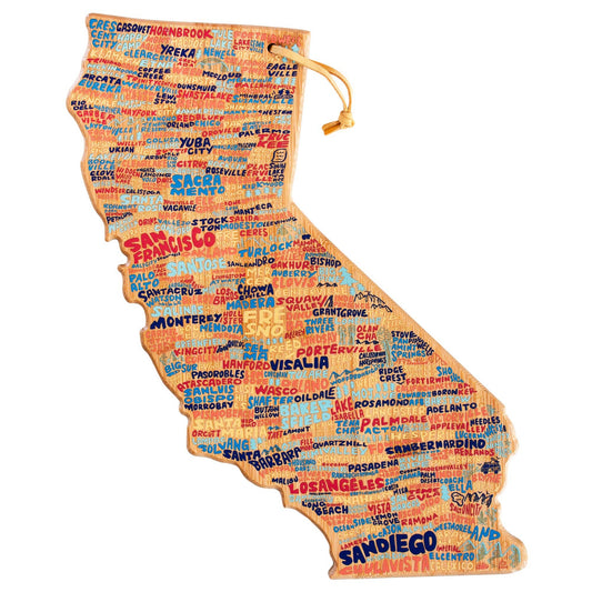 California Cutting Board with Artwork by Wander on Words™