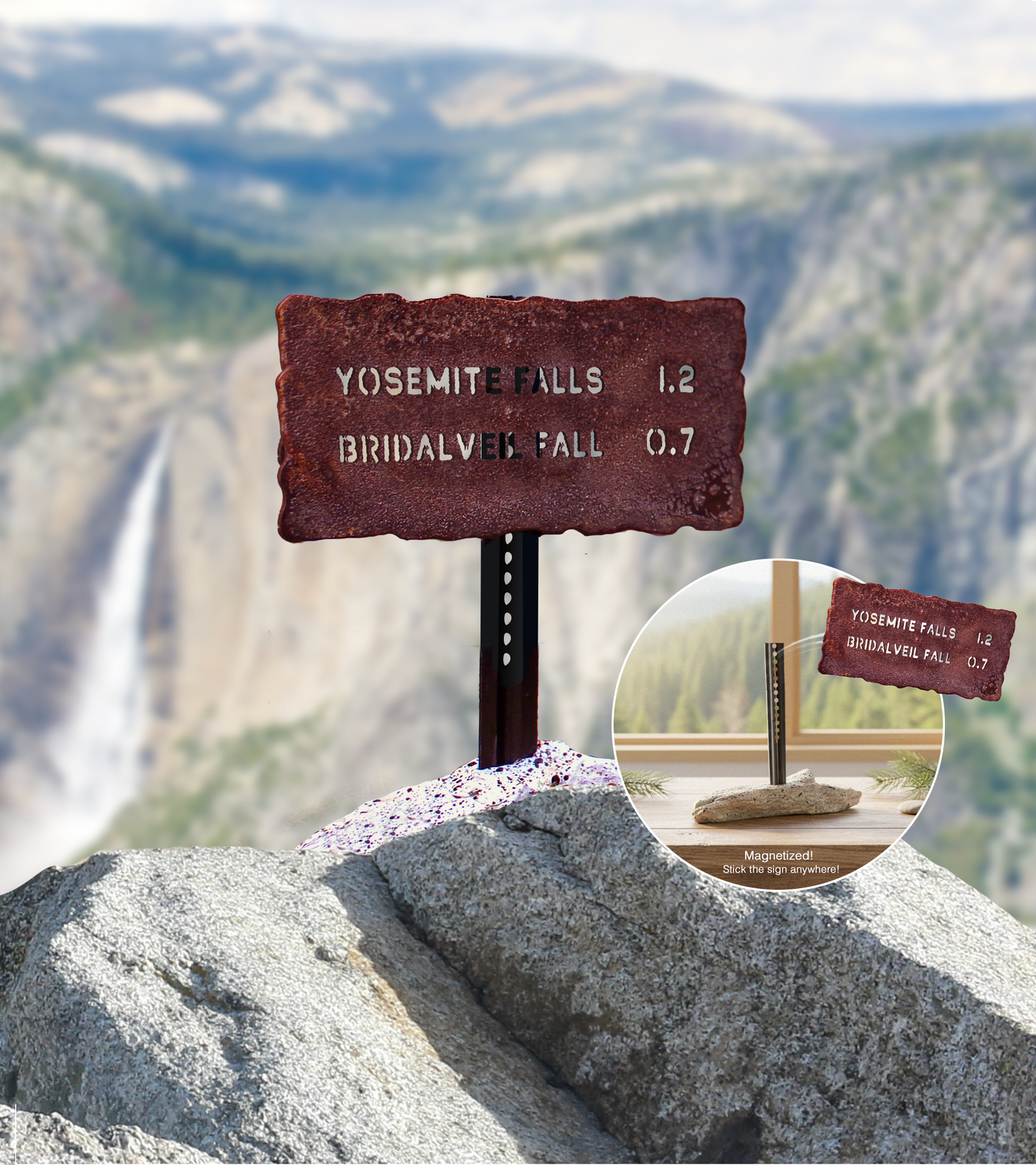 Yosemite Falls & Bridalveil Fall