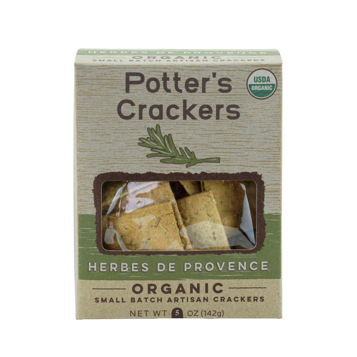Potter's Crackers Organic Herbes de Provence Crackers - 5 oz