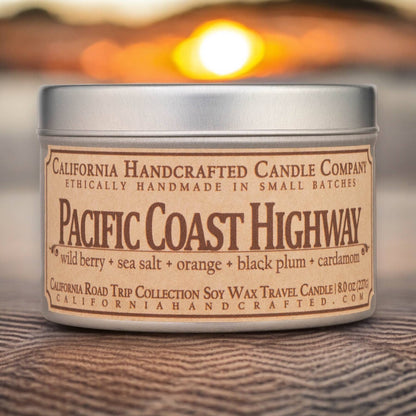 Pacific Coast Highway Coconut Apricot Travel Candle