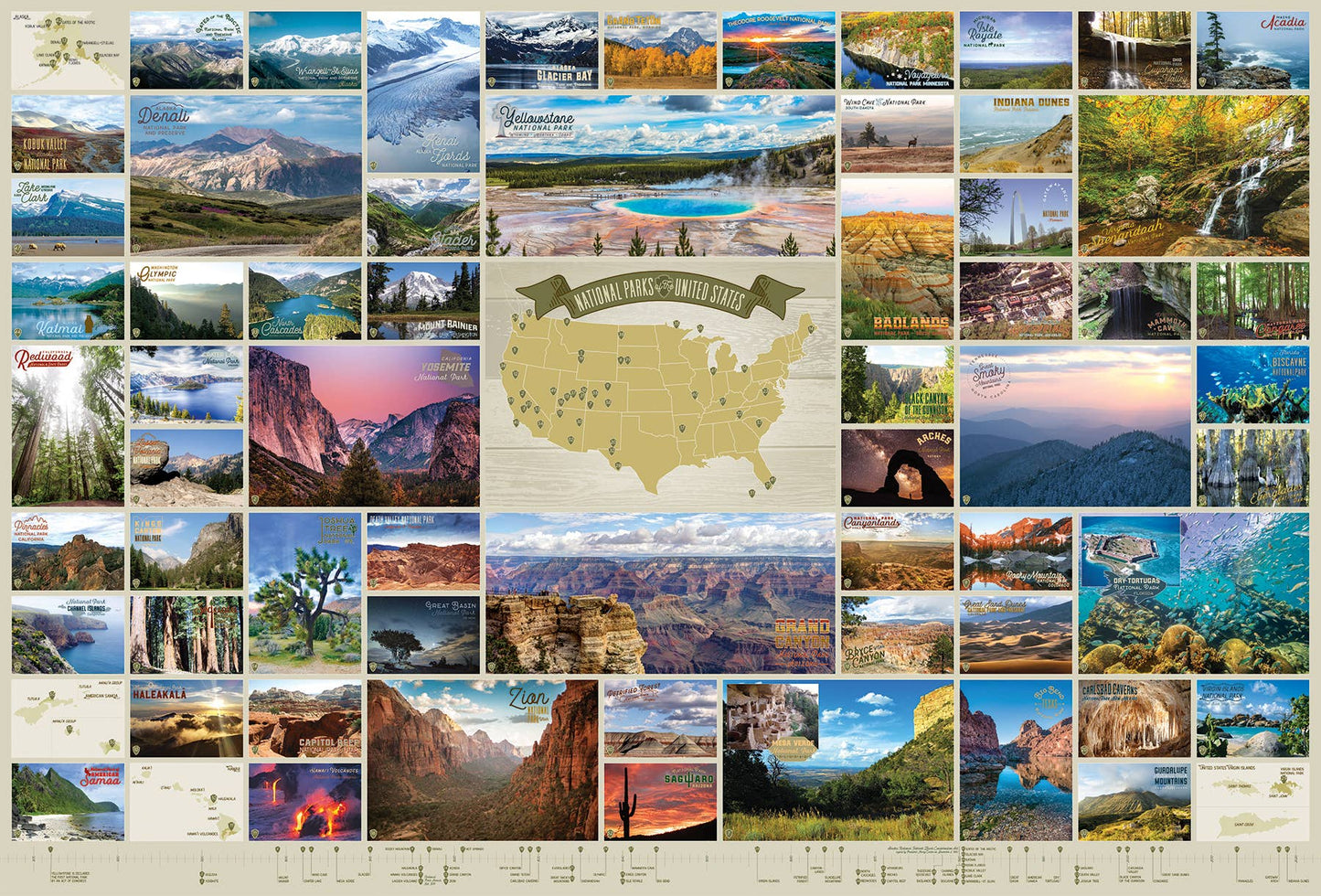 National Parks of the United States 2000pc puzzle