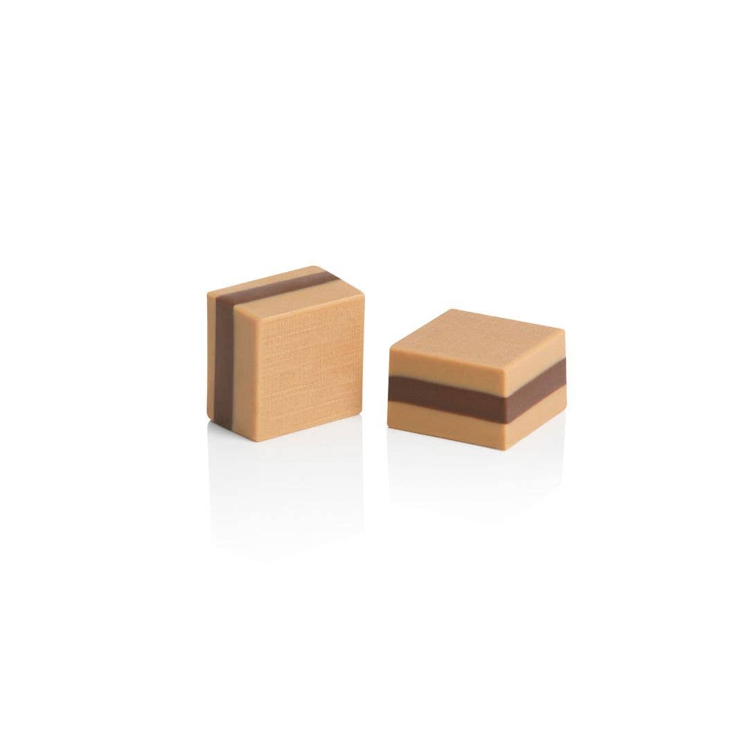 Caramel & Dark Chocolate Layered Squares - Italian Gourmet