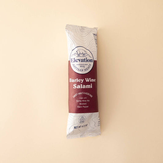 Elevation Meats Barley Wine Salami 4.5oz
