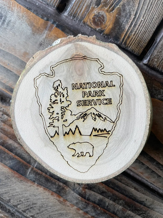 National Park Logo Coaster, National Park Souvenir, Gift