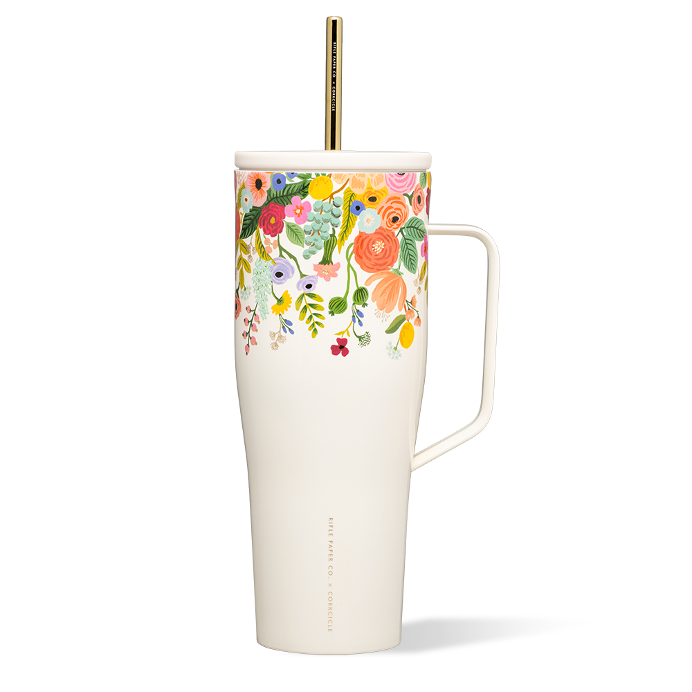 Cold Cup XL - 30oz Rifle Paper - Garden Party Cream