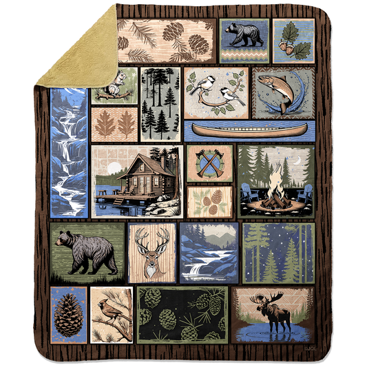 Sherpa Throw Wilderness Retreat