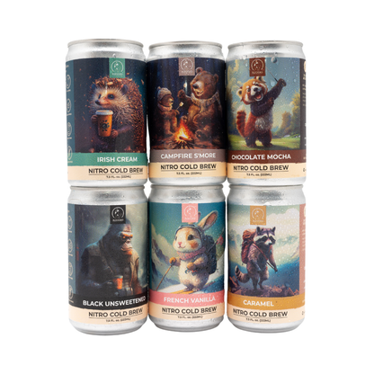 Variety Case Nitro Cold Brew Coffee (all 6 flavors)