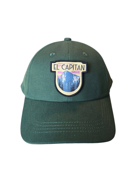 El Capitan Dad Hat – Yosemite Edition: Forest Green