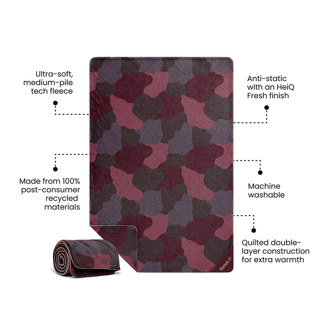 Après Fleece Blanket - Puzzled Fig: 1-Person