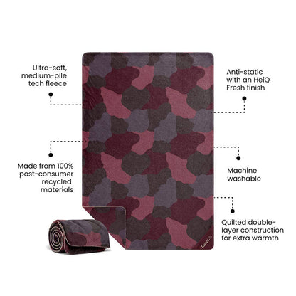 Après Fleece Blanket - Puzzled Fig: 1-Person