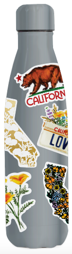 California Love License Plate Sticker