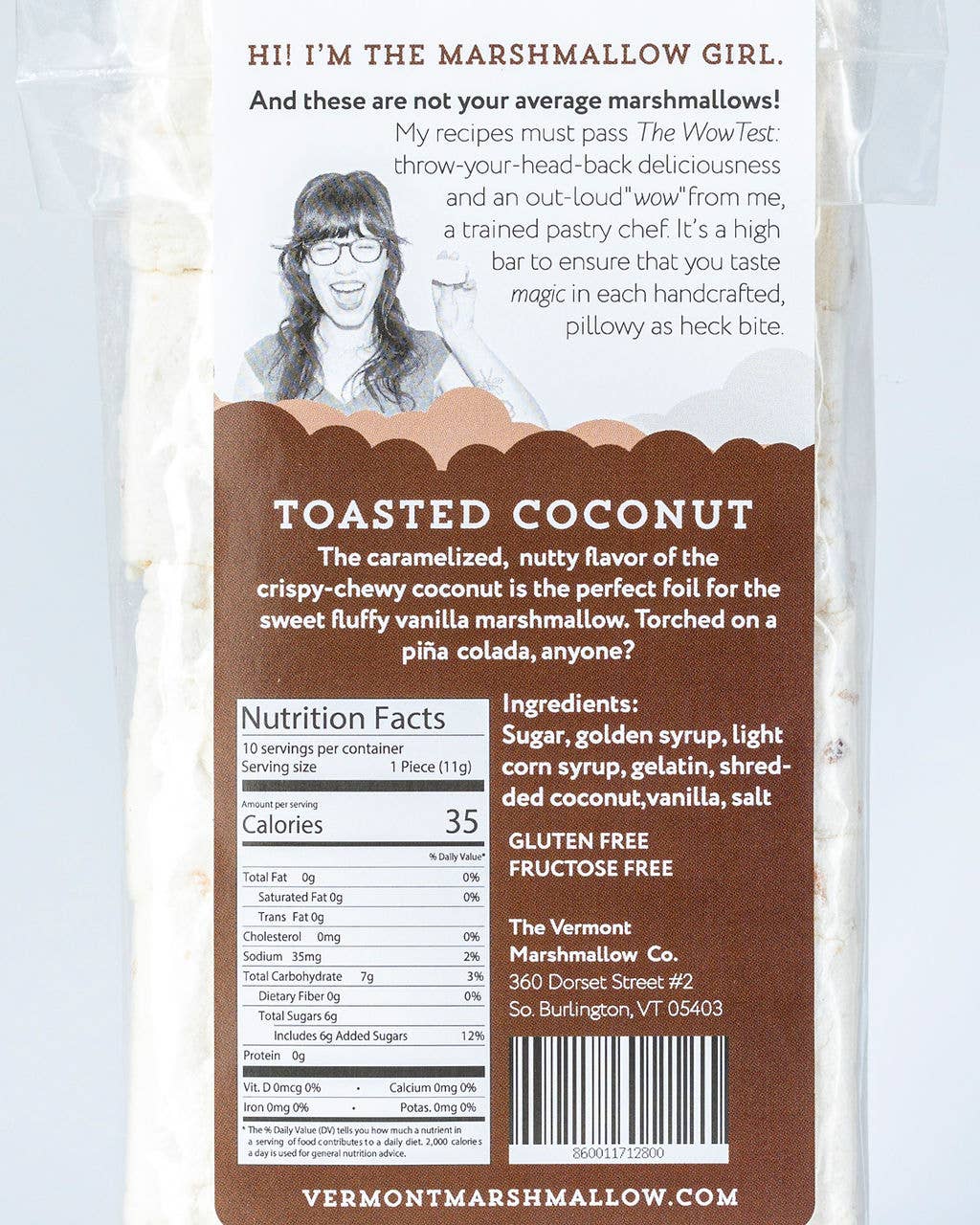 Gourmet Marshmallows | Toasted Coconut | Seasonal