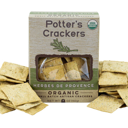 Potter's Crackers Organic Herbes de Provence Crackers - 5 oz