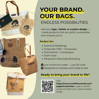 Pure Cord Shopper, Vegan Leather Tote Bag - SMALL CASE PACKS