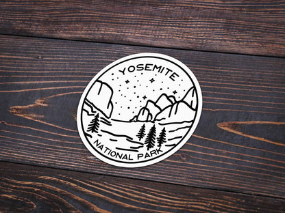 Yosemite National Park Sticker: 2"