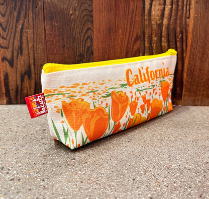 California Poppies Pencil Pouch