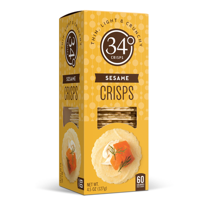 Sesame Crisps- Entertaining Cracker- 12CT