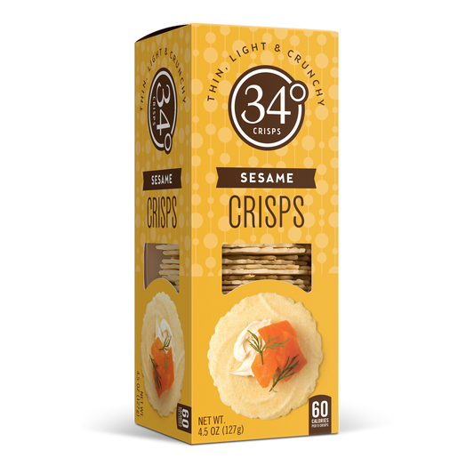 Sesame Crisps- Entertaining Cracker- 12CT