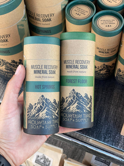 Muscle Recovery Mineral Soak - Small 6 oz.: Forest Floor