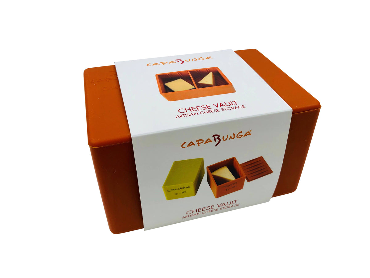 Cheese Vault ® | Reusable | Artisan Cheese Storage: White