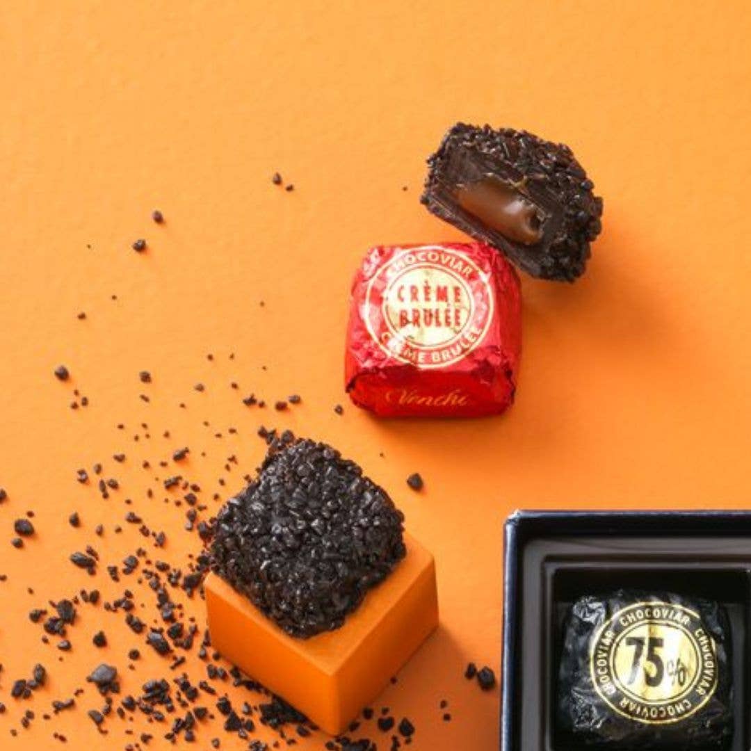 Chocoviar Creme Brulee - Italian Gourmet Chocolate